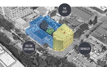 248-264 The Esplanade, Toronto, ON à louer Plan de site– Image 2 sur 2