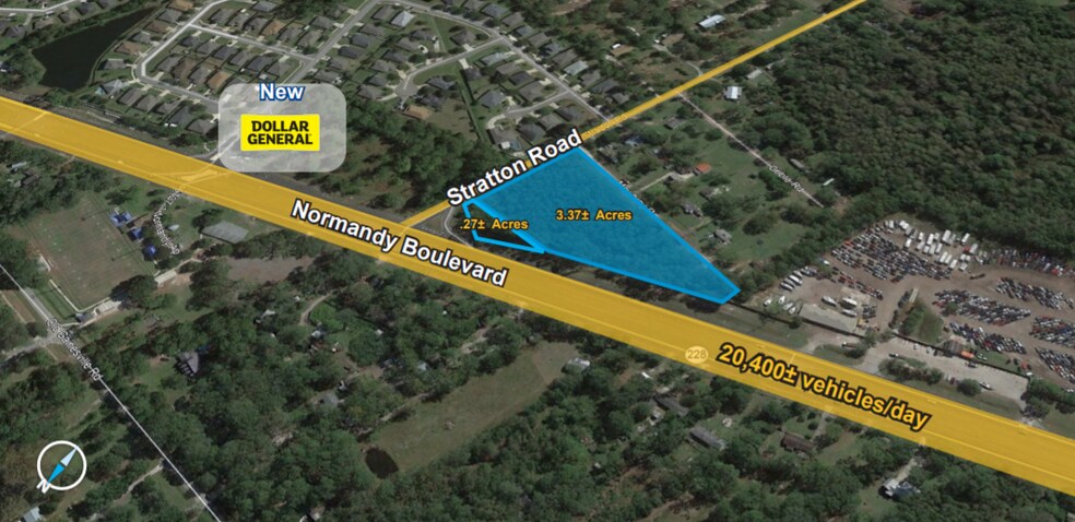 Normandy Boulevard, Jacksonville, FL à vendre - Aérien – Image 2 sur 4
