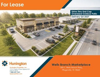 Plus de détails pour 1305 E Wells Branch Pky, Pflugerville, TX - Local commercial à louer