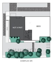8829-8835 Complex Dr, San Diego, CA à louer Plan de site– Image 2 sur 2