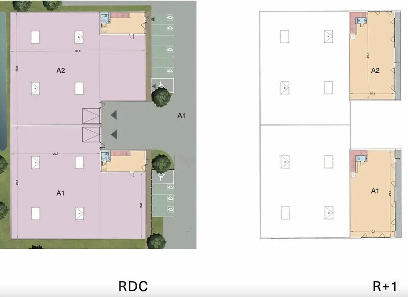 Local d'activités dans Montmagny à vendre - Plan d’étage – Image 1 sur 5