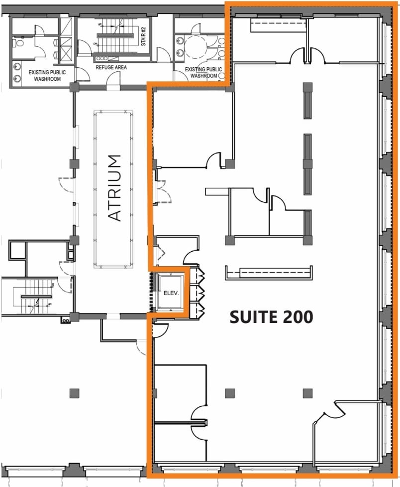 440 Cambie St, Vancouver, BC à louer Plan d’étage– Image 1 sur 1