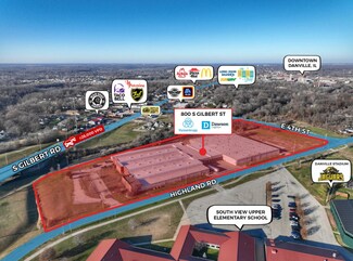 Plus de détails pour 800 S Gilbert St, Danville, IL - Industriel/Logistique à louer