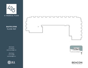 425 S Financial Pl, Chicago, IL à louer Plan d’étage– Image 1 sur 1