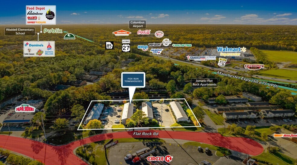 6425 Flat Rock Rd, Columbus, GA à vendre - Aérien – Image 3 sur 13
