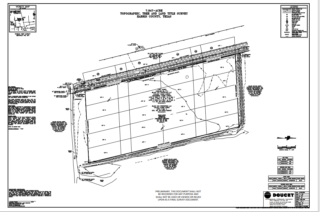 FM 2100, Crosby, TX à vendre Plan cadastral– Image 1 sur 8