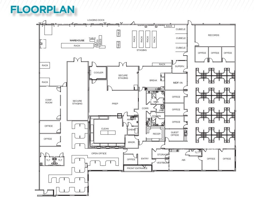 8508 Benjamin Rd, Tampa, FL à louer Plan d’étage– Image 1 sur 1