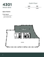 4401 Wilson Blvd, Arlington, VA à louer Plan d’étage– Image 1 sur 1