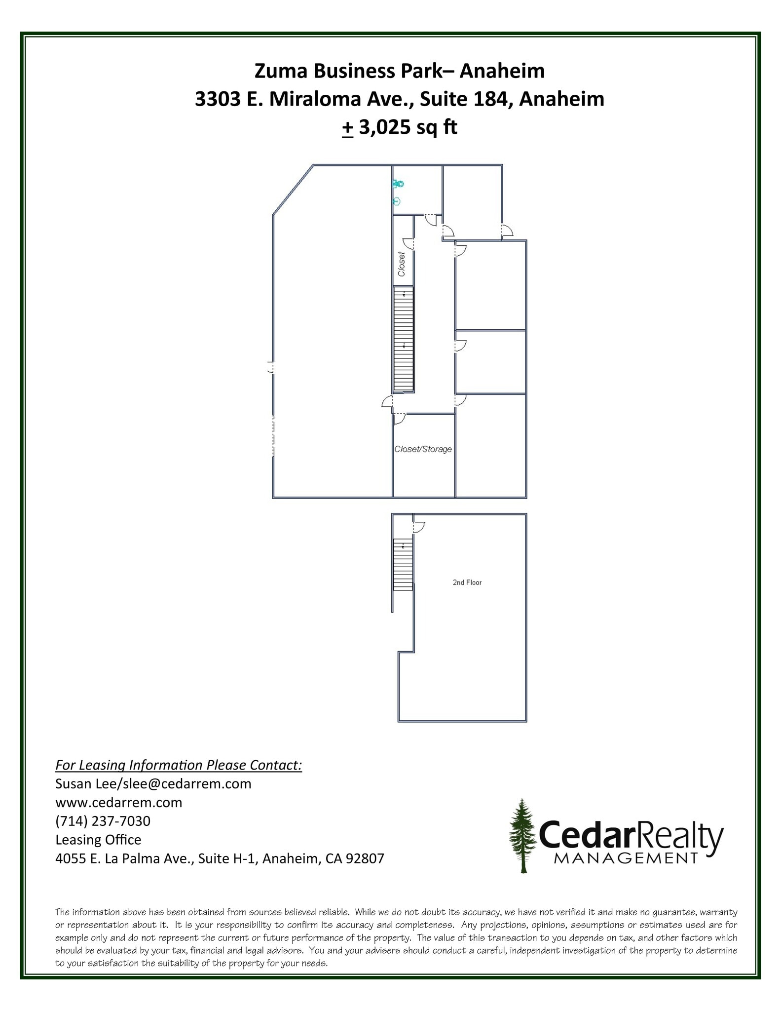 3303 E Miraloma Ave, Anaheim, CA à louer Plan de site– Image 1 sur 1