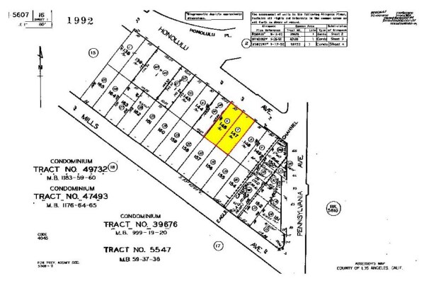 3210-3216 Honolulu Ave, Glendale, CA à louer - Plan cadastral – Image 3 sur 12
