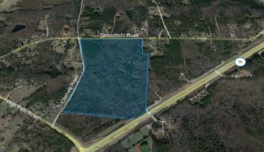 480 Tomochichi, Griffin, GA - VUE AÉRIENNE  vue de carte
