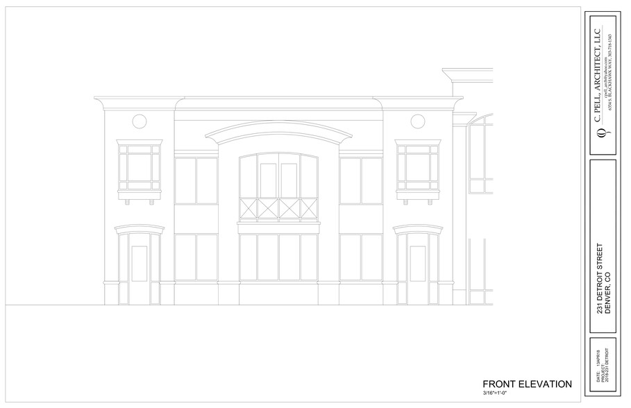 231 Detroit St, Denver, CO à louer - Plan de site – Image 2 sur 2