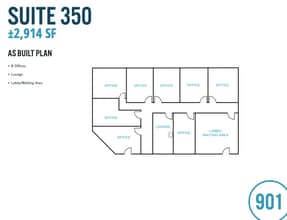901 Campisi Way, Campbell, CA à louer Plan d’étage– Image 1 sur 1