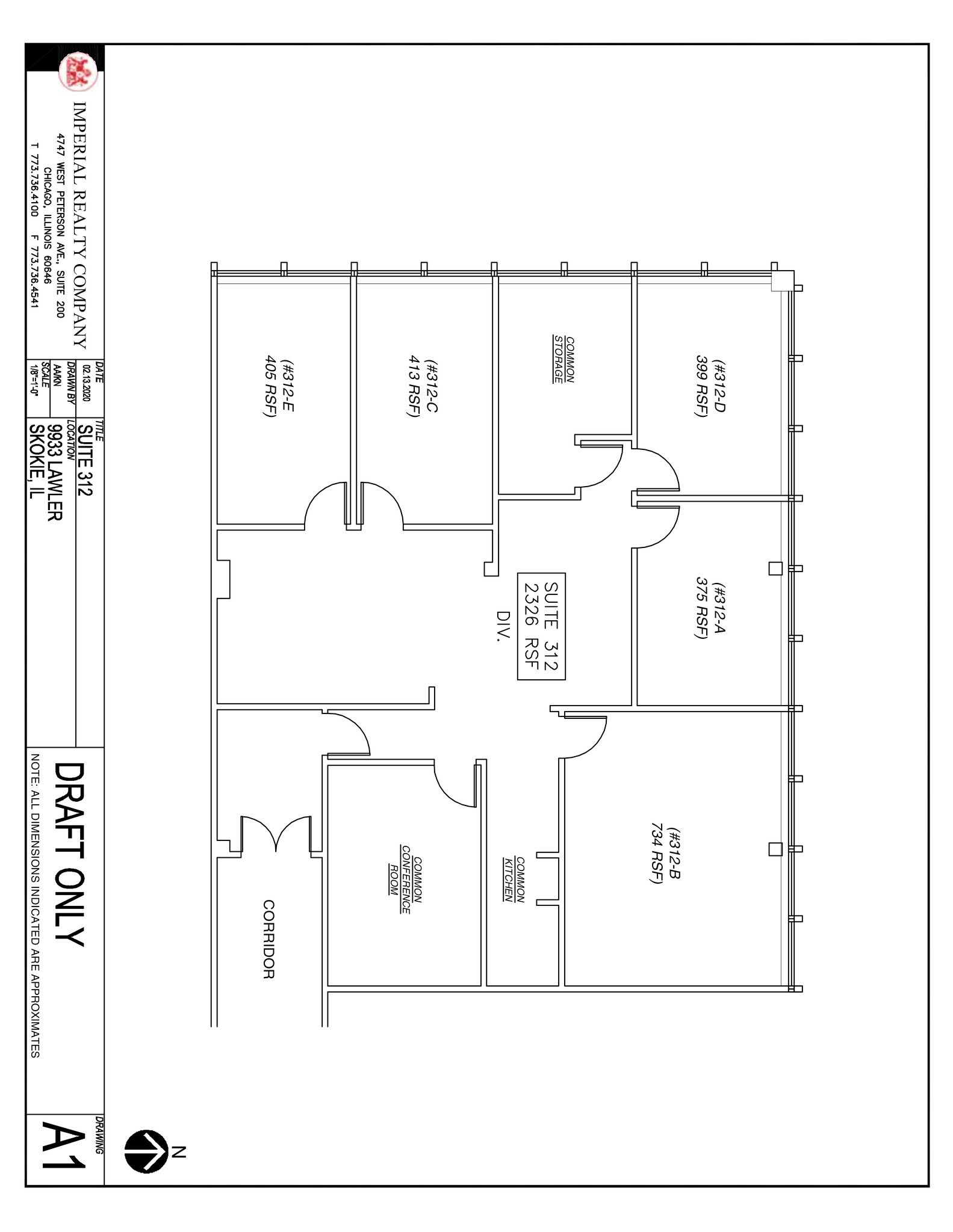 9933 Lawler Ave, Skokie, IL à louer Plan de site– Image 1 sur 1