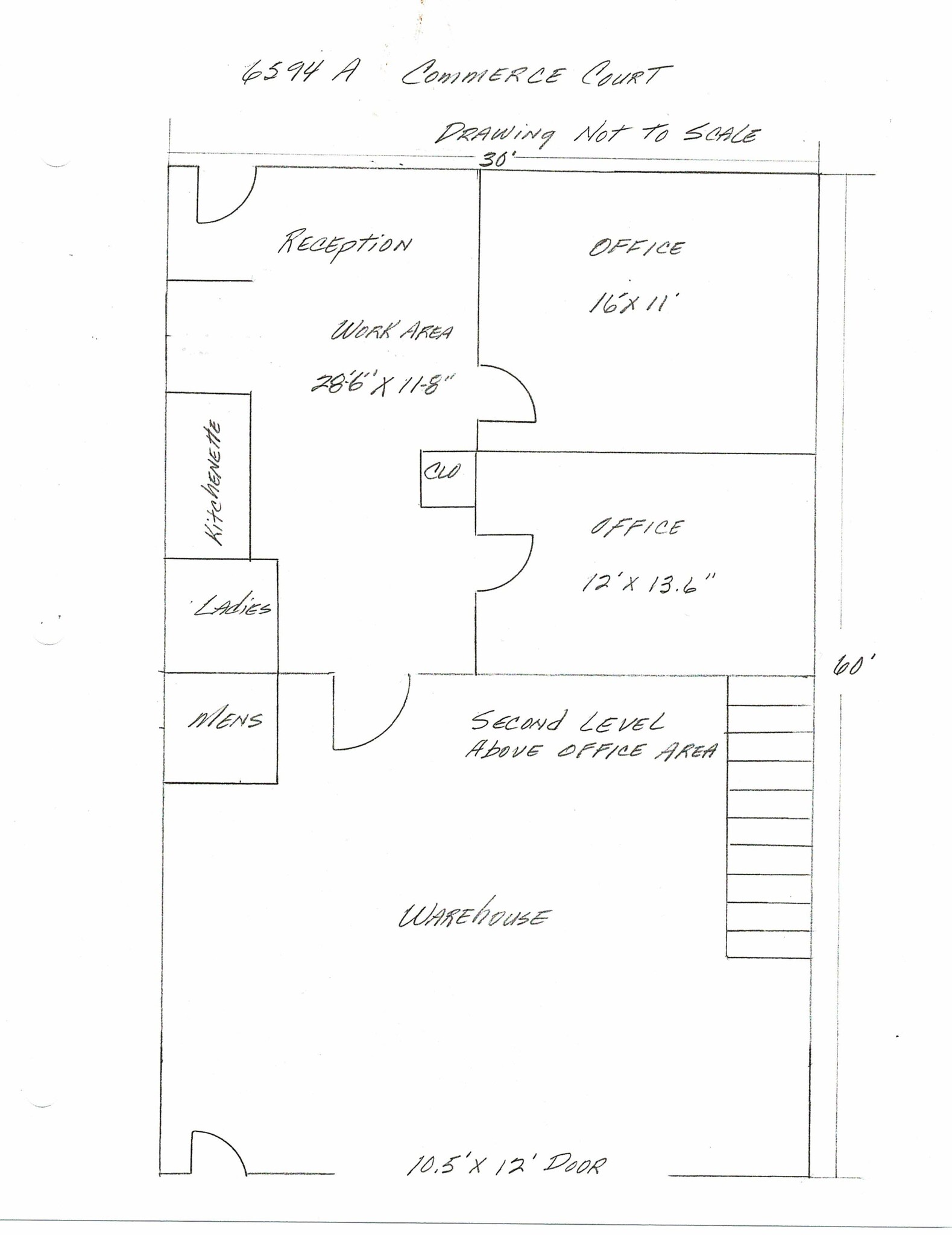 6594 Commerce Ct, Warrenton, VA à louer Plan de site– Image 1 sur 1