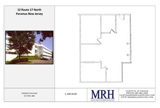 12 N State Rt 17, Paramus, NJ à louer Plan d’étage– Image 1 sur 1