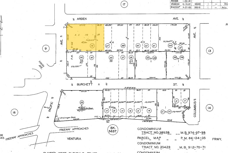 818 N Pacific Ave, Glendale, CA à louer - Plan cadastral – Image 2 sur 31