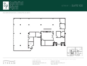 9140 Arrowpoint Blvd, Charlotte, NC à louer Plan d’étage– Image 1 sur 3