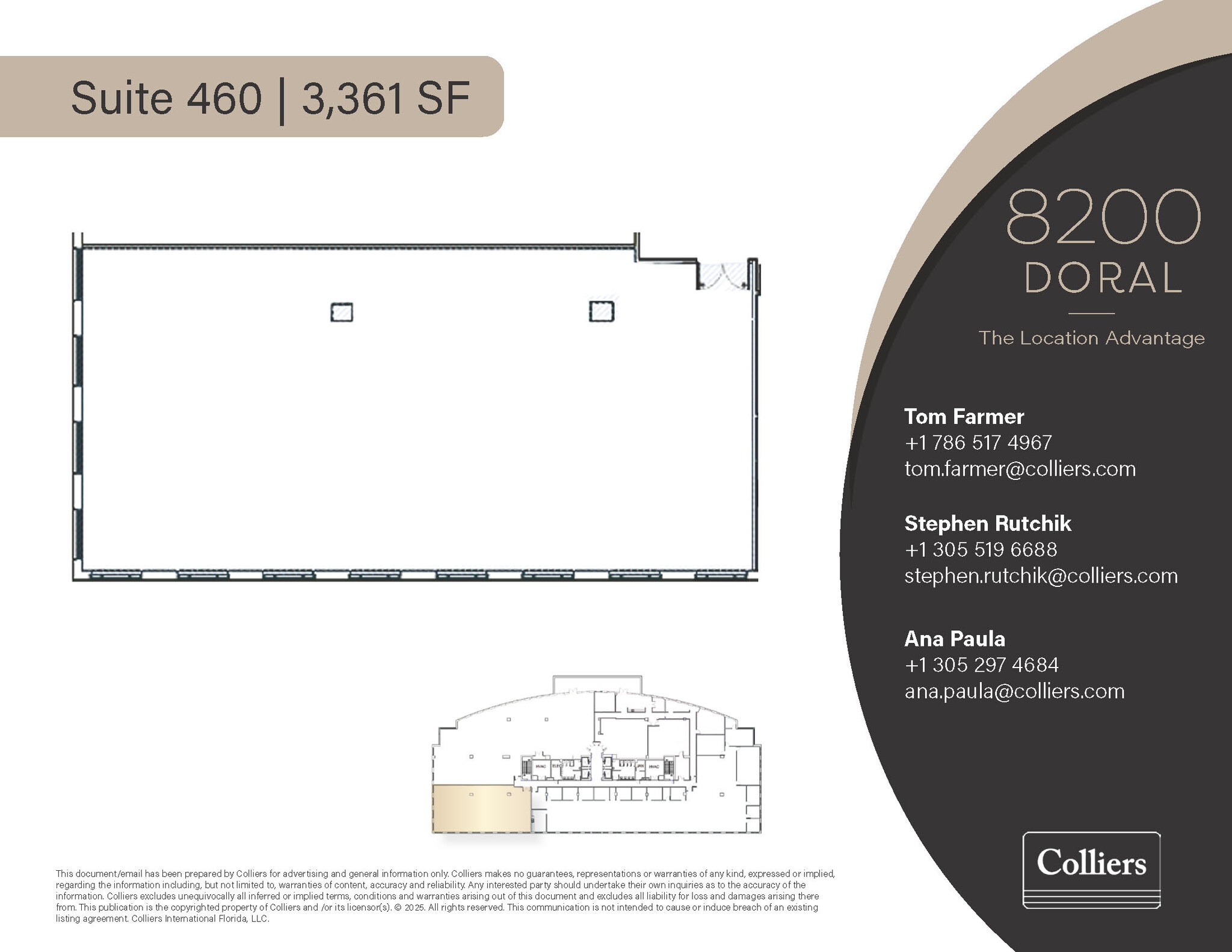 8200 NW 41st St, Miami, FL à louer Plan d’étage– Image 1 sur 2