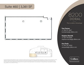 8200 NW 41st St, Miami, FL à louer Plan d’étage– Image 1 sur 2
