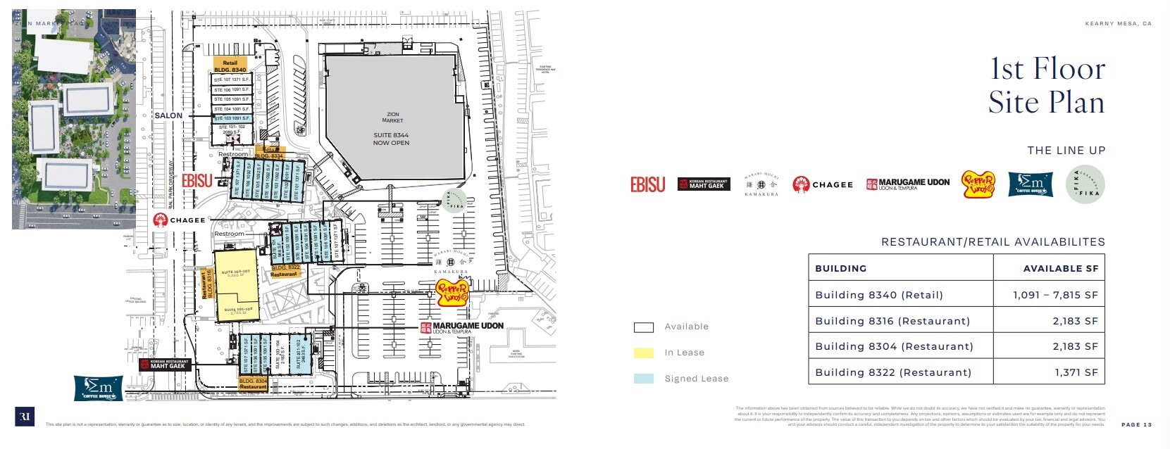 8328 Clairemont Mesa Blvd, San Diego, CA à louer Plan de site– Image 1 sur 1