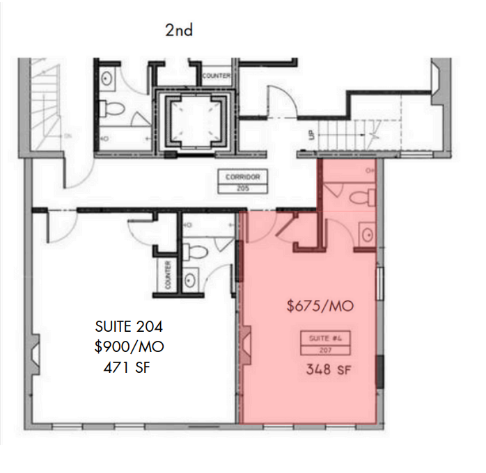 2704 Locust Blvd, Saint Louis, MO à louer Plan d’étage– Image 1 sur 1