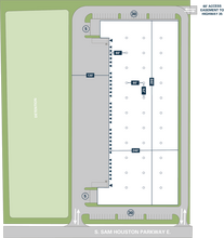 7559 Sam Houston Pkwy E, Houston, TX à louer Plan de site– Image 2 sur 5