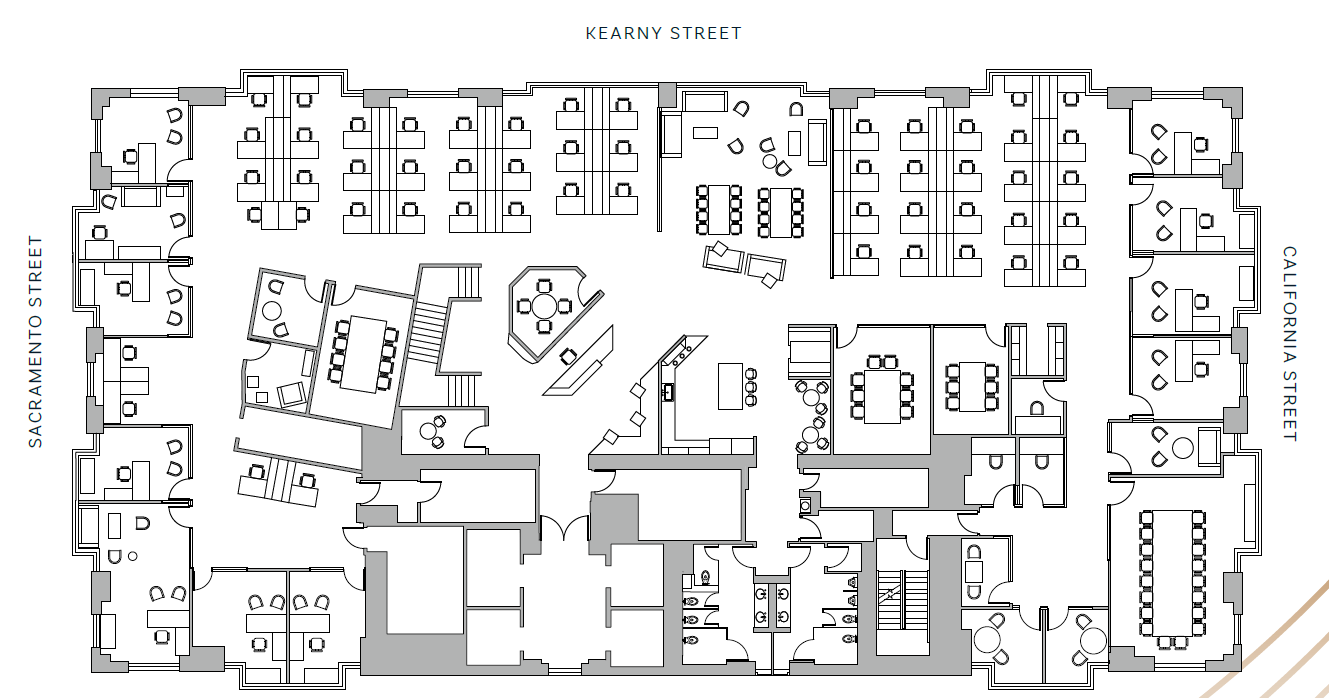600 California St, San Francisco, CA à louer Plan d’étage– Image 1 sur 7