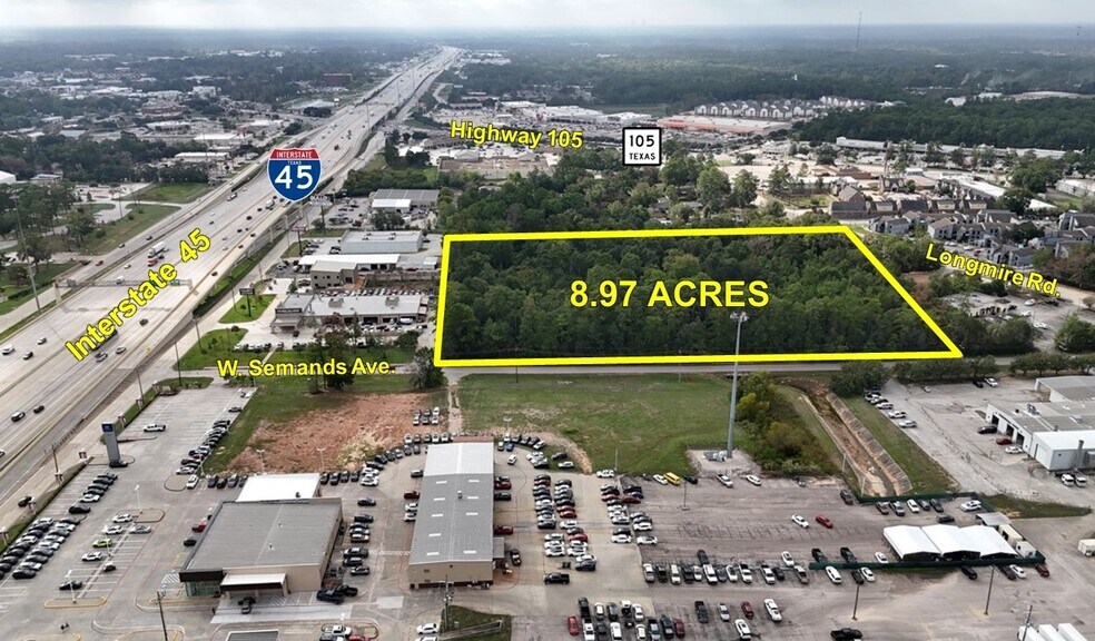 0 W. Semands, Conroe, TX à vendre - Aérien – Image 1 sur 9