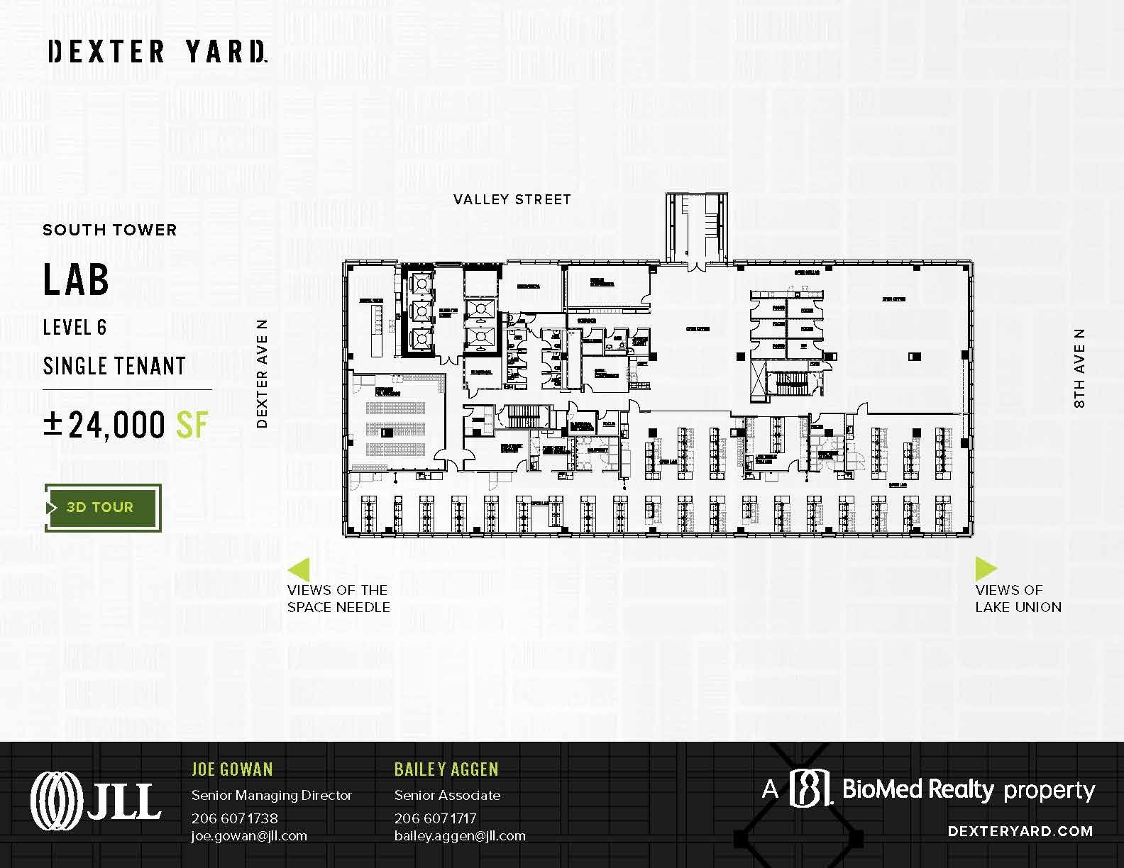 700 Dexter Ave N, Seattle, WA à louer Plan d’étage– Image 1 sur 1