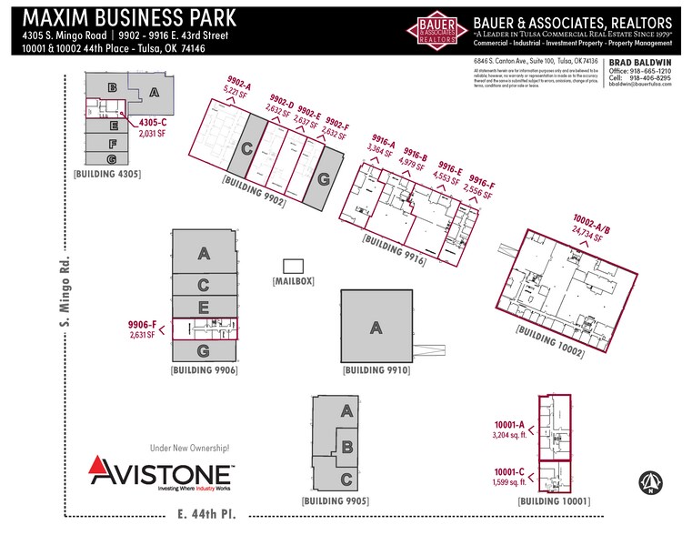 4305 S Mingo Rd, Tulsa, OK à louer - Plan de site – Image 3 sur 22