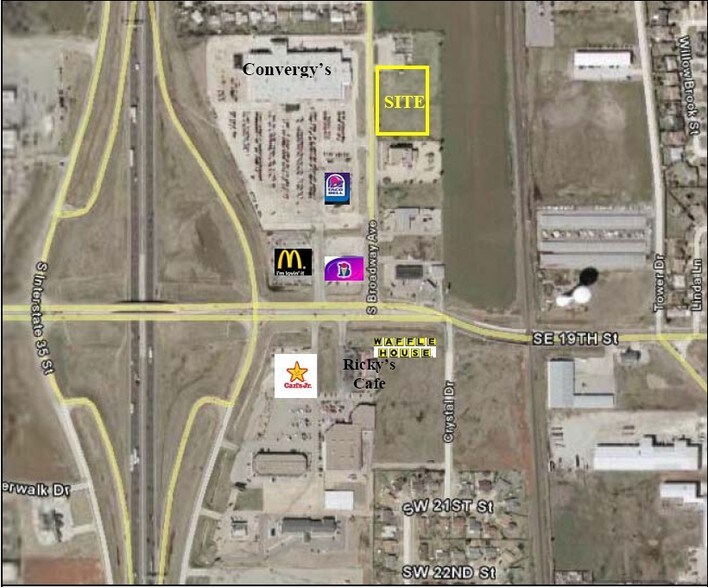 1700-1704 S Broadway St, Moore, OK à louer - Aérien – Image 2 sur 12