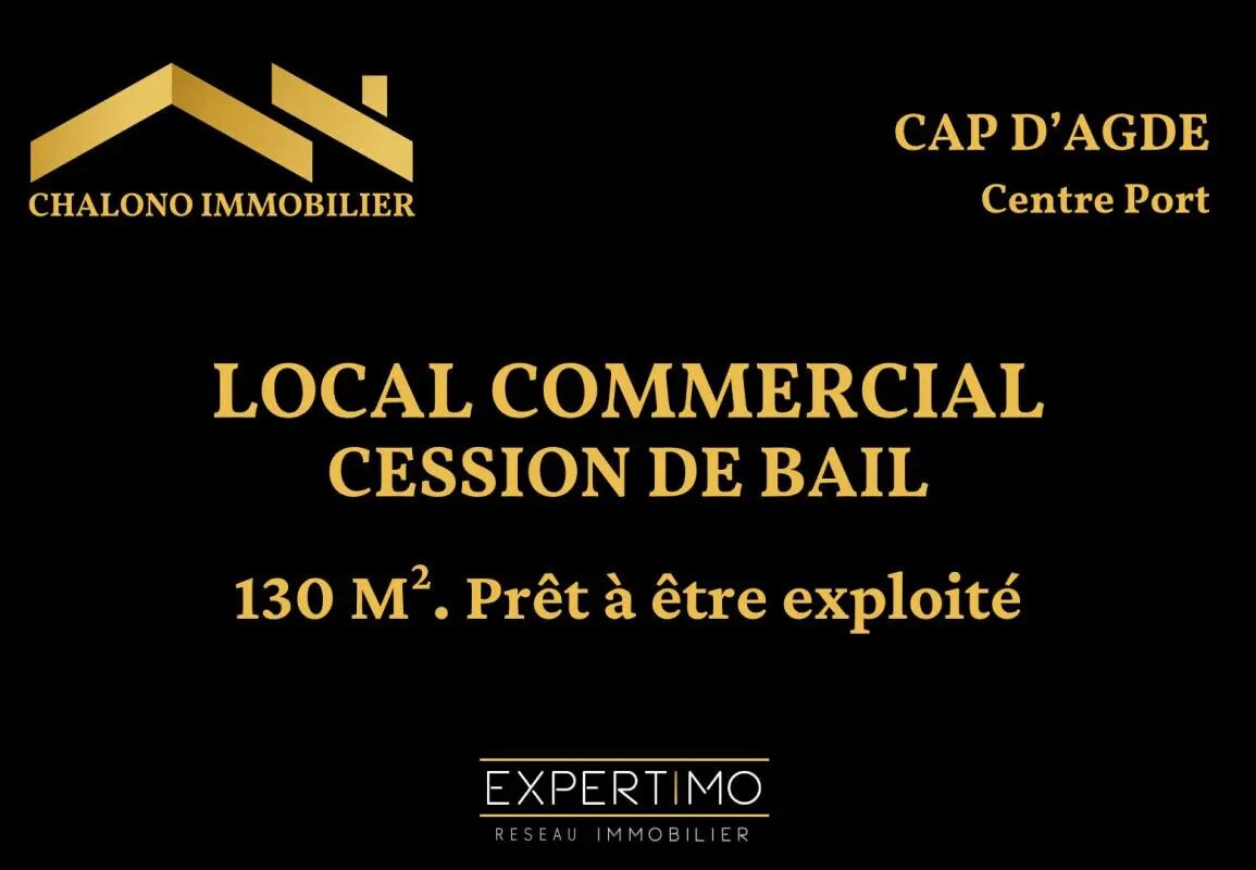 Local commercial dans LE CAP D'AGDE à louer Photo de l’immeuble– Image 1 sur 3