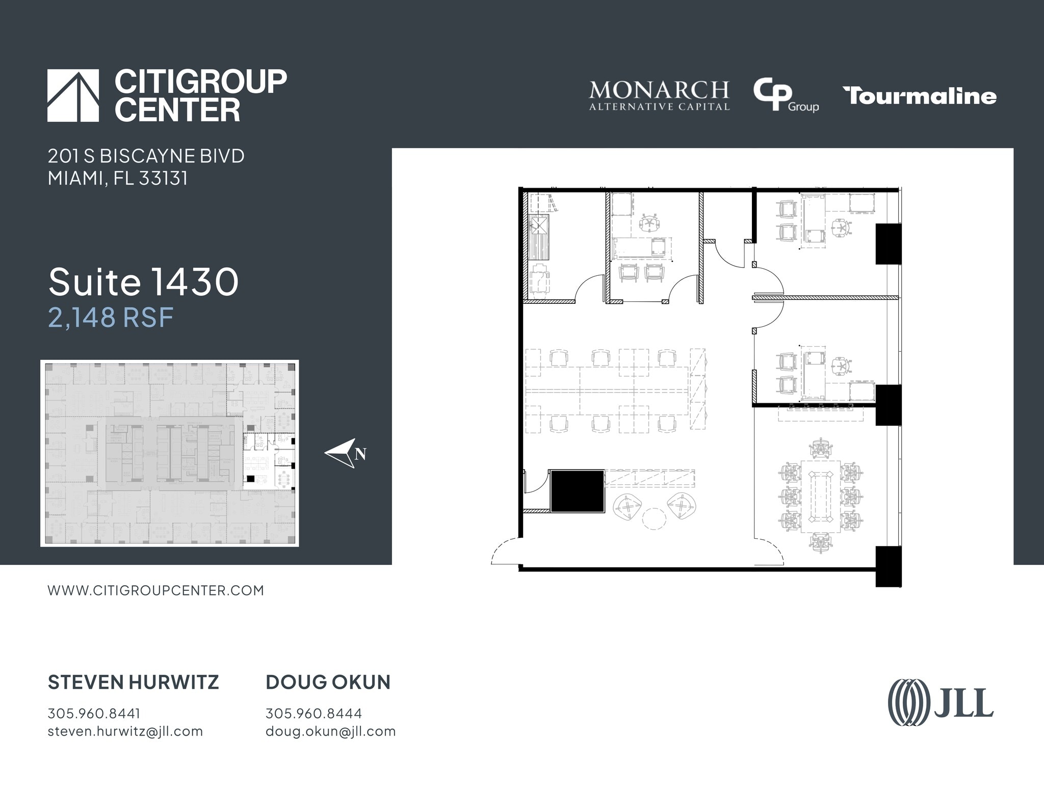 201 S Biscayne Blvd, Miami, FL à louer Plan de site– Image 1 sur 1