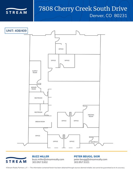 7808 E Cherry Creek South Dr, Denver, CO à louer - Plan de site – Image 3 sur 7