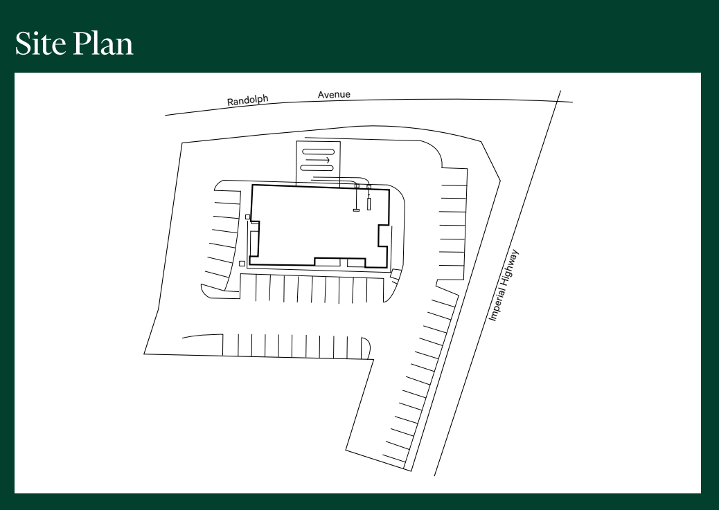 299 S Randolph Ave, Brea, CA à louer Plan de site– Image 1 sur 1