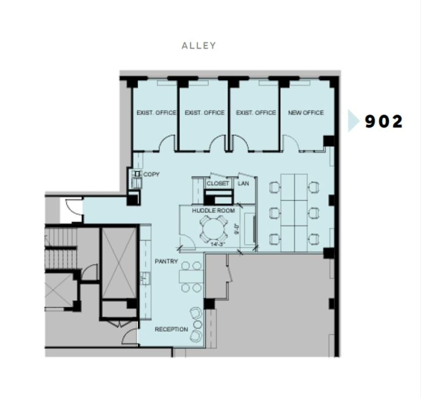 1015 18th St NW, Washington, DC à louer Plan d’étage– Image 1 sur 1