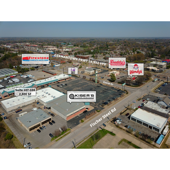 815 Exocet Dr, Cordova, TN à louer - Photo de l’immeuble – Image 3 sur 17