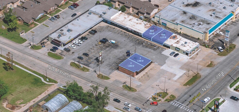 8013-8027 NW 23rd St, Bethany, OK à louer - Photo principale – Image 1 sur 1