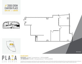 2010 Crow Canyon Pl, San Ramon, CA à louer Plan d’étage– Image 1 sur 1