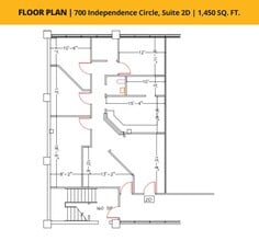 700 Independence Cir, Virginia Beach, VA à louer Plan d’étage– Image 1 sur 1