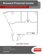 500 E Broward Blvd, Fort Lauderdale, FL à louer Plan d’étage– Image 1 sur 1