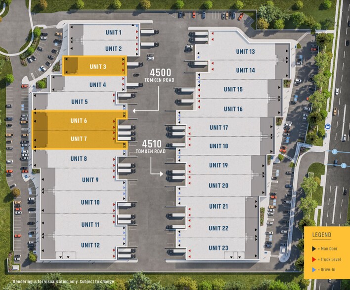 4500 Tomken Rd, Mississauga, ON à vendre - Plan de site – Image 3 sur 6