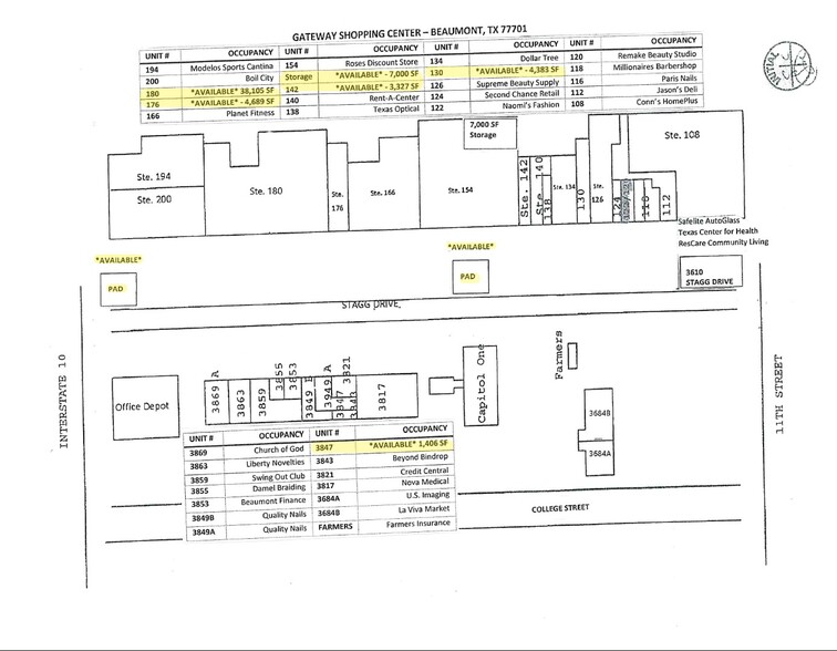 3610 Stagg Dr, Beaumont, TX à louer - Photo de l’immeuble – Image 2 sur 3