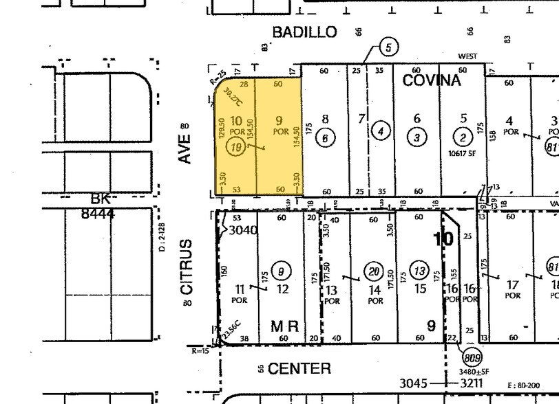 100 S Citrus Ave, Covina, CA à vendre - Plan cadastral – Image 3 sur 67