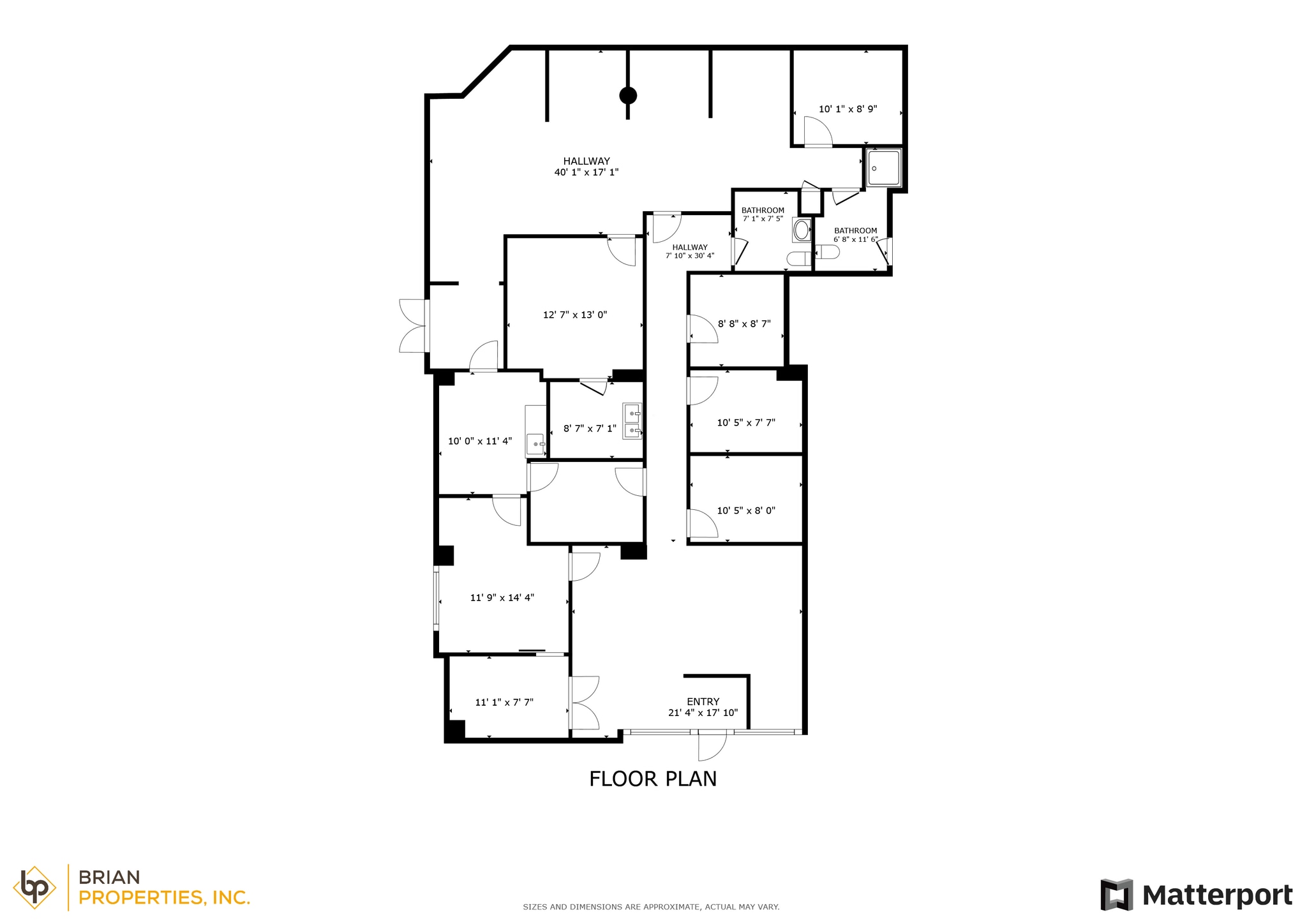 1100 Central Ave, Wilmette, IL à louer Plan d’étage– Image 1 sur 1