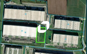 Saint-Quentin-Fallavier - Vue aérienne vue de carte