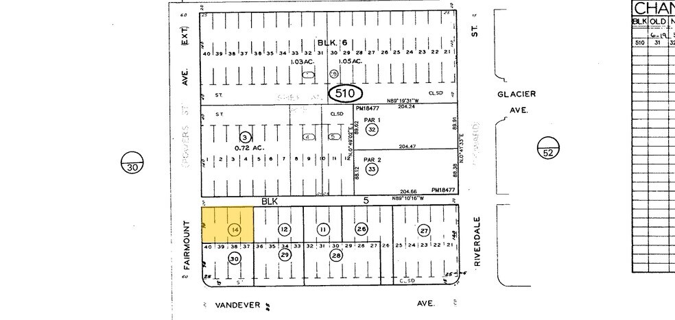 6215 Fairmount Ave, San Diego, CA à vendre - Plan cadastral – Image 2 sur 2