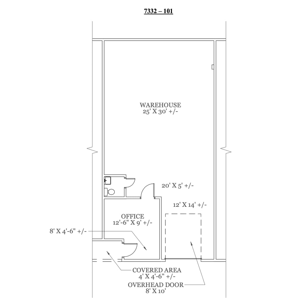 7330 Rampart St, Houston, TX à louer Plan d’étage– Image 1 sur 1
