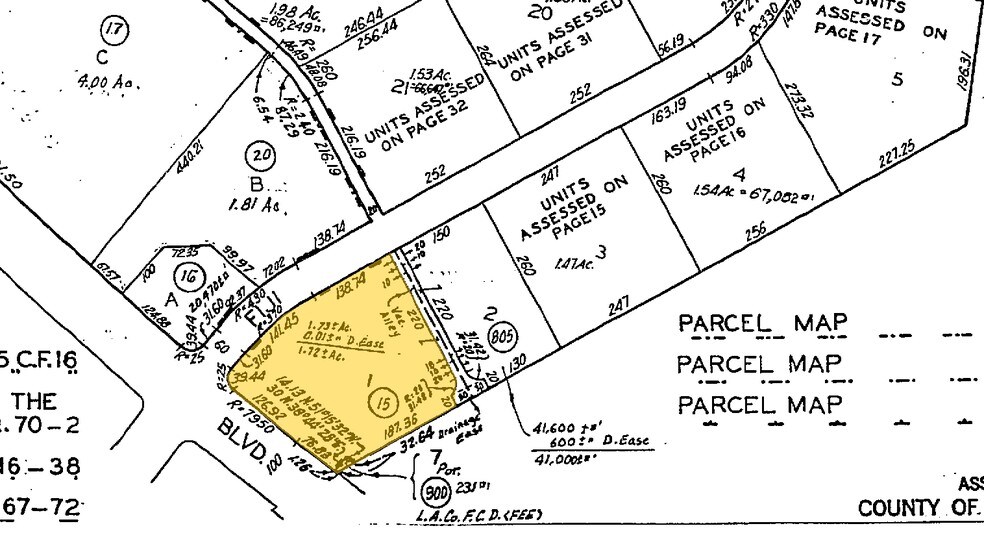 4816-4834 Lincoln Blvd, Marina del Rey, CA à louer - Plan cadastral – Image 2 sur 9